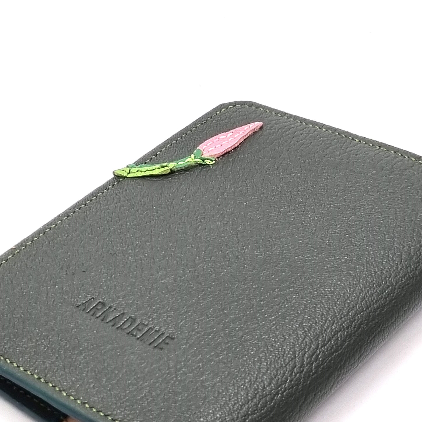 Studio Arkademie SG60 ORCHID BM Leather Passport Cover, Deep Veridian