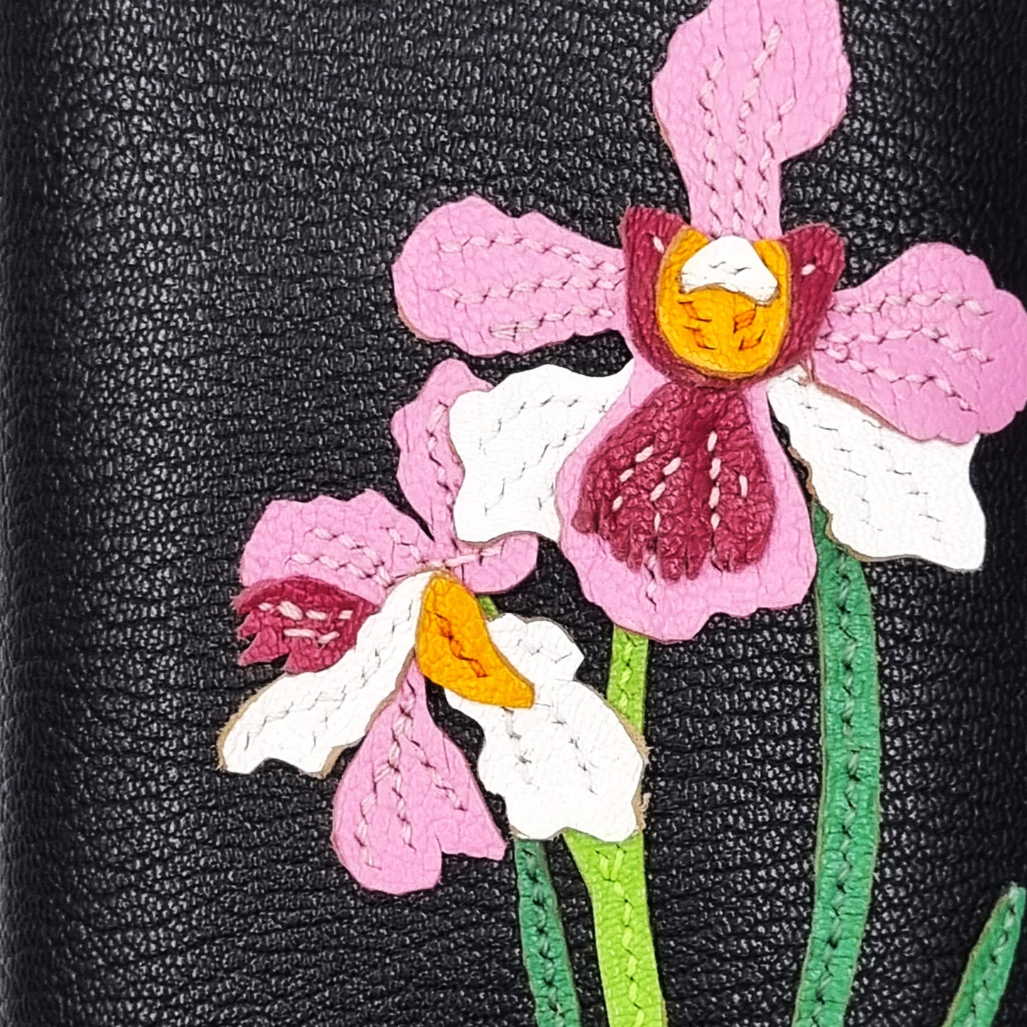 Studio Arkademie SG60 ORCHID VJ Leather Card Case, Ebony