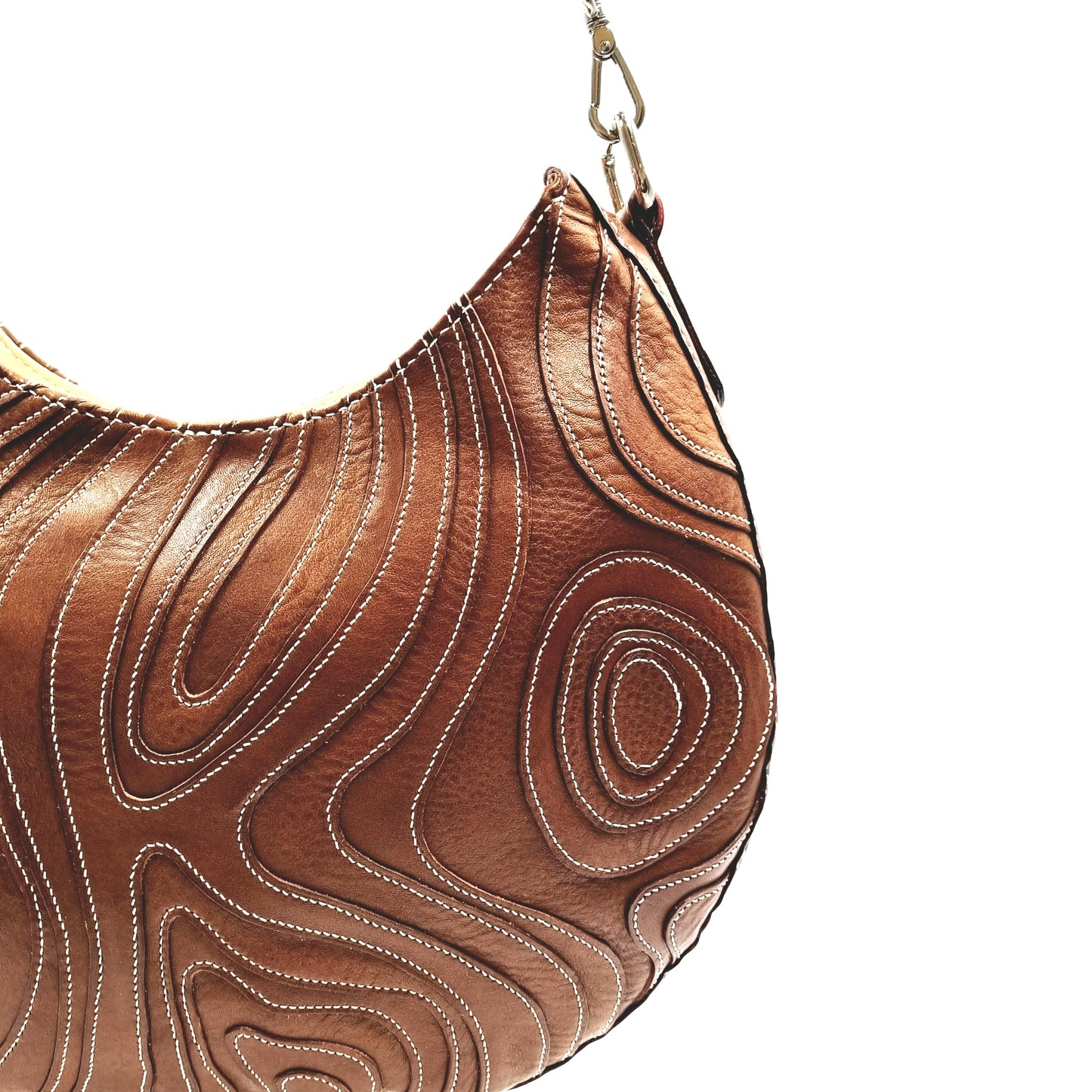 LANGER Women's Leather Cross Body Bag