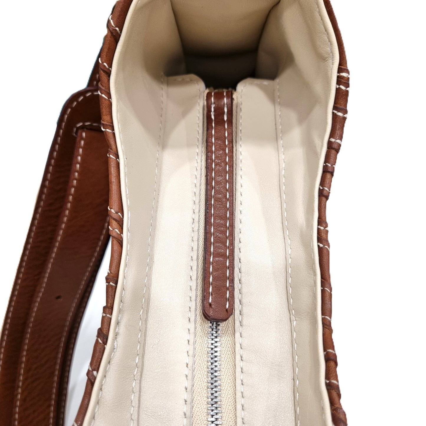 LANGER Women's Leather Cross Body Bag
