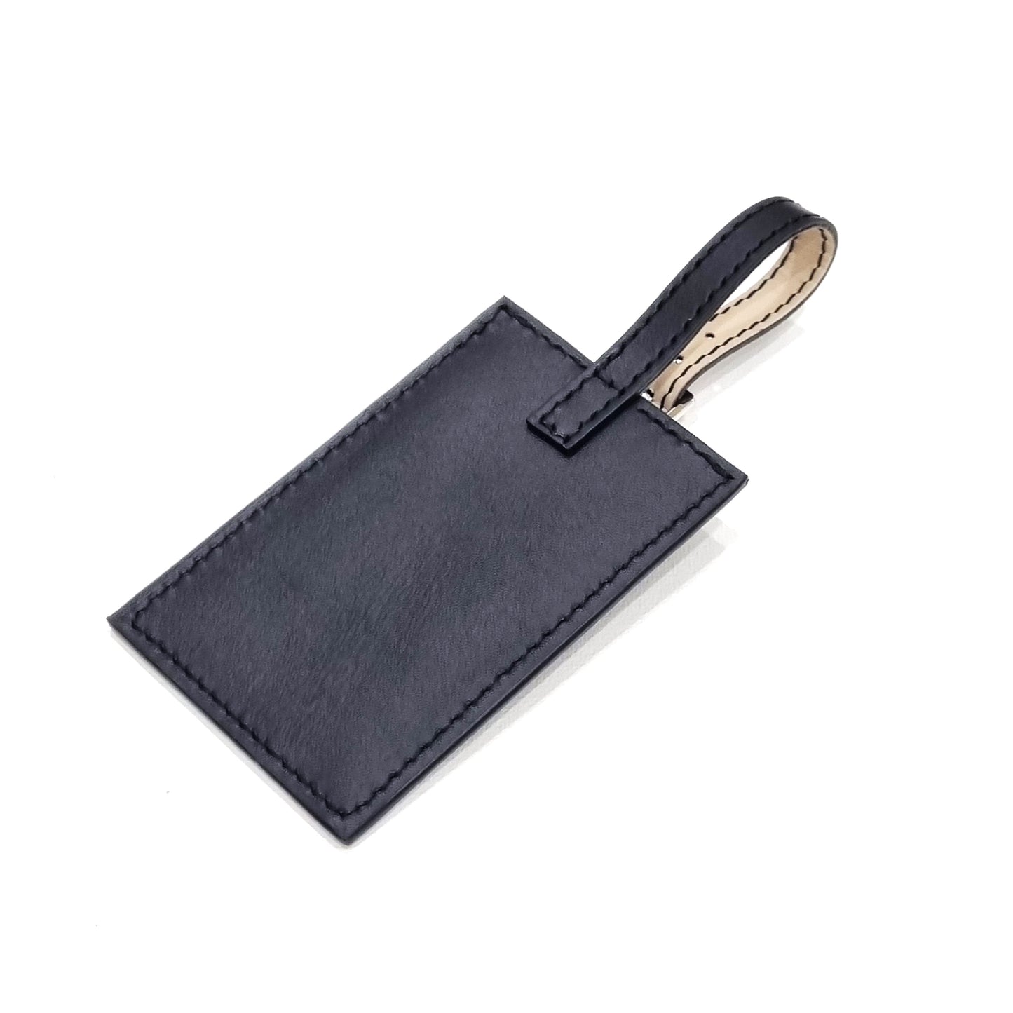 DRUCKER Leather Luggage Tag