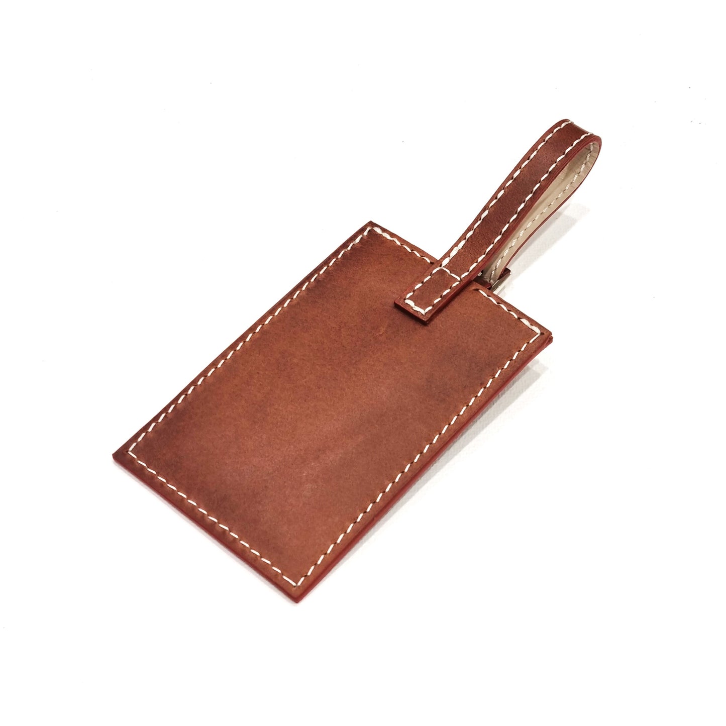 DRUCKER Leather Luggage Tag