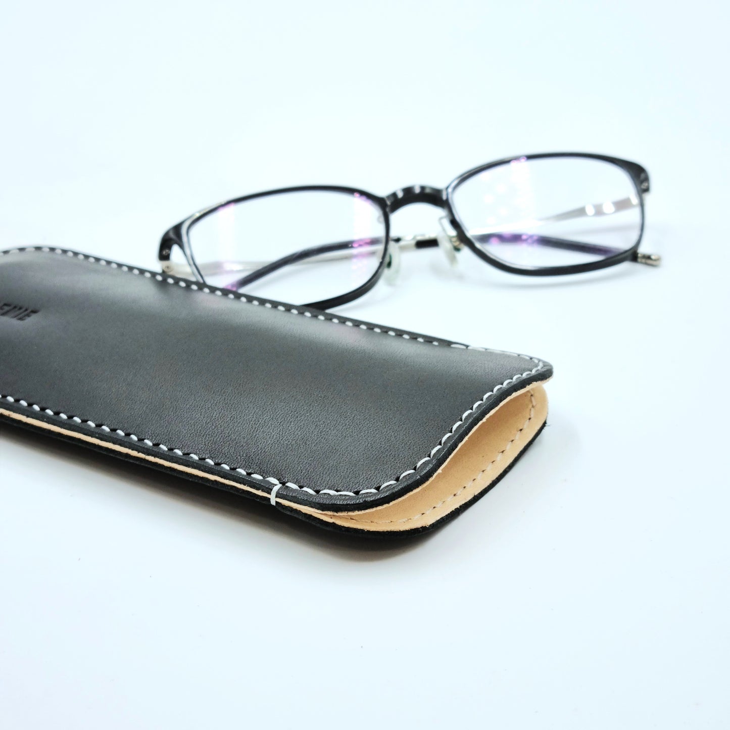 ELI 2 Leather Spectacles Case