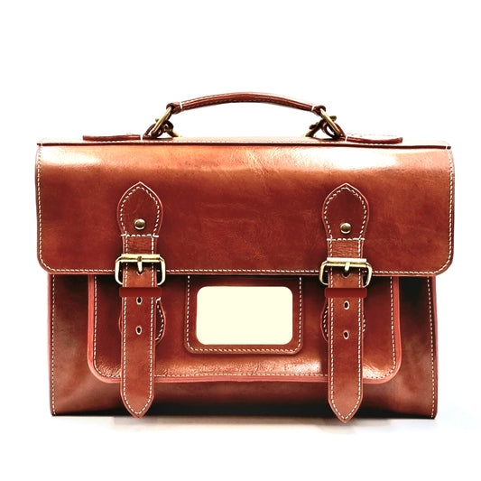 ARKADEMIE GRACIA Leather Classic Satchel 35