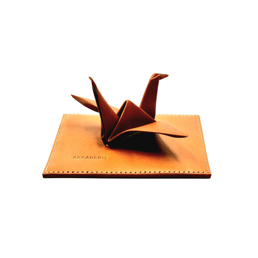 Studio Arkademie ORIZURU Leather Crane Desktop Deco