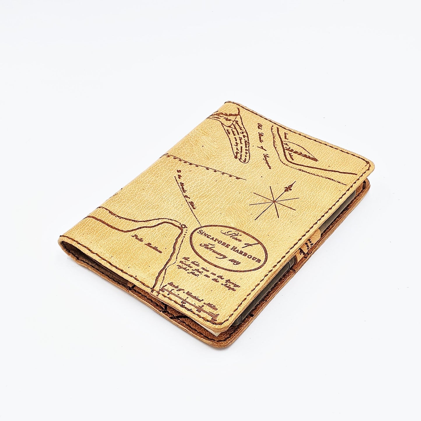 RAFFLES 1819 A6 Portrait Notebook Cover ( SG Bicentennial Collection )