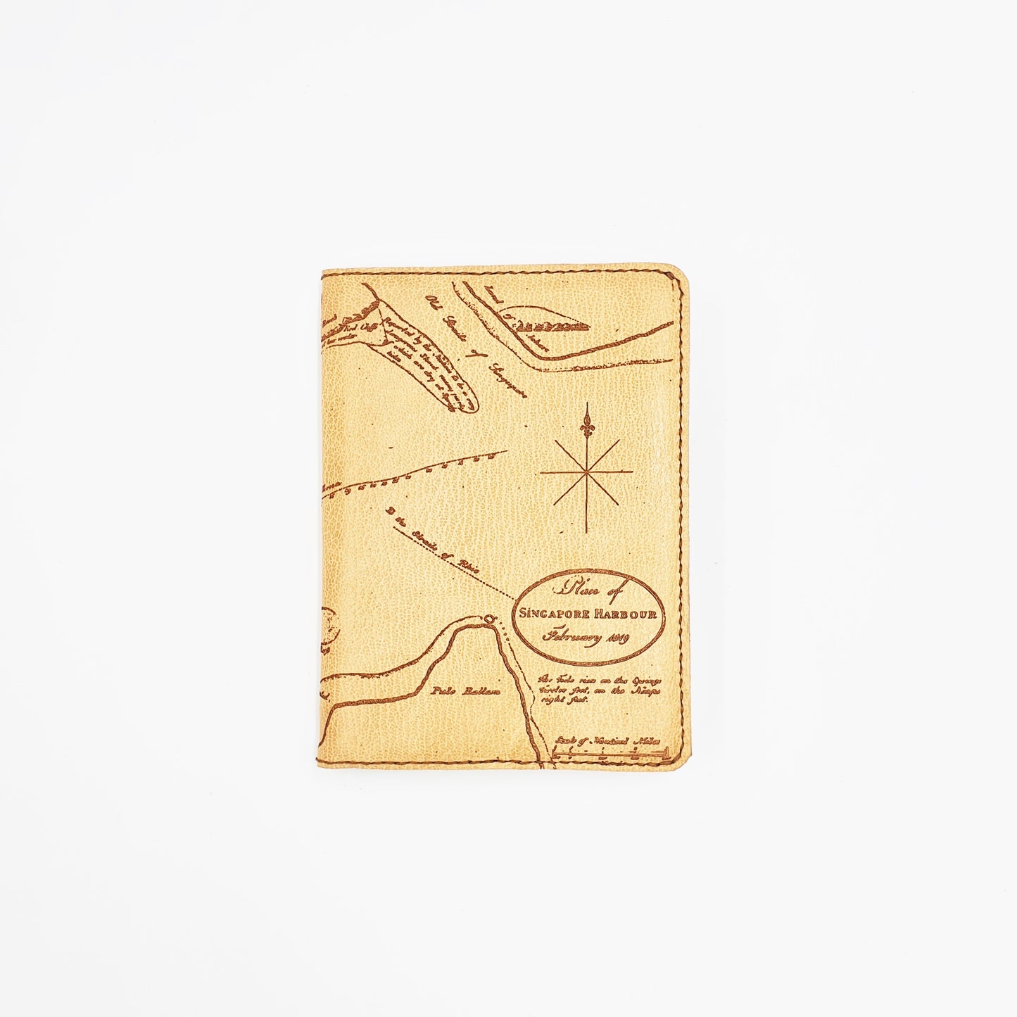RAFFLES 1819 A6 Portrait Notebook Cover ( SG Bicentennial Collection )