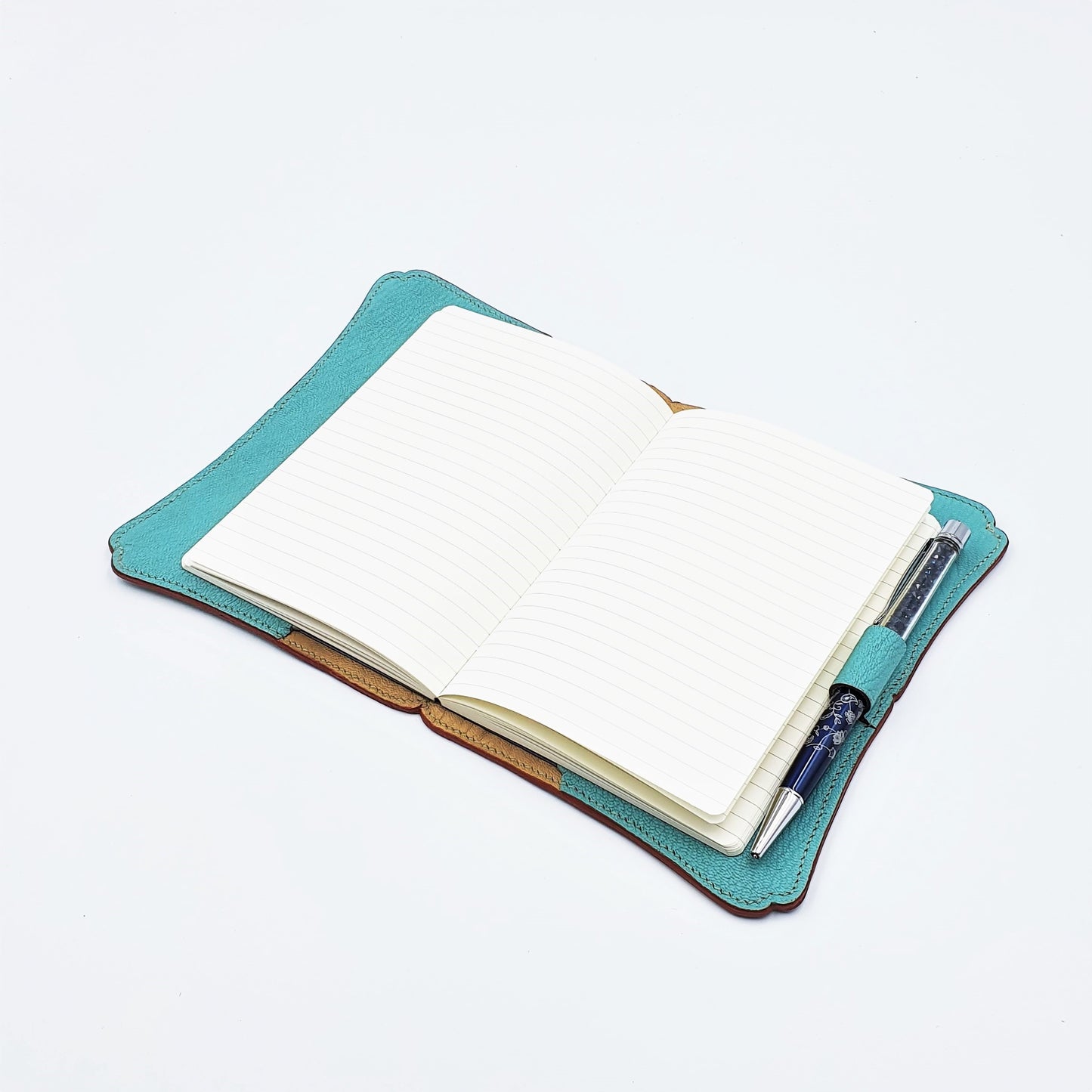 Studio Arkademie CELADON LQ A6 Portrait Notebook Sleeve, Turquoise