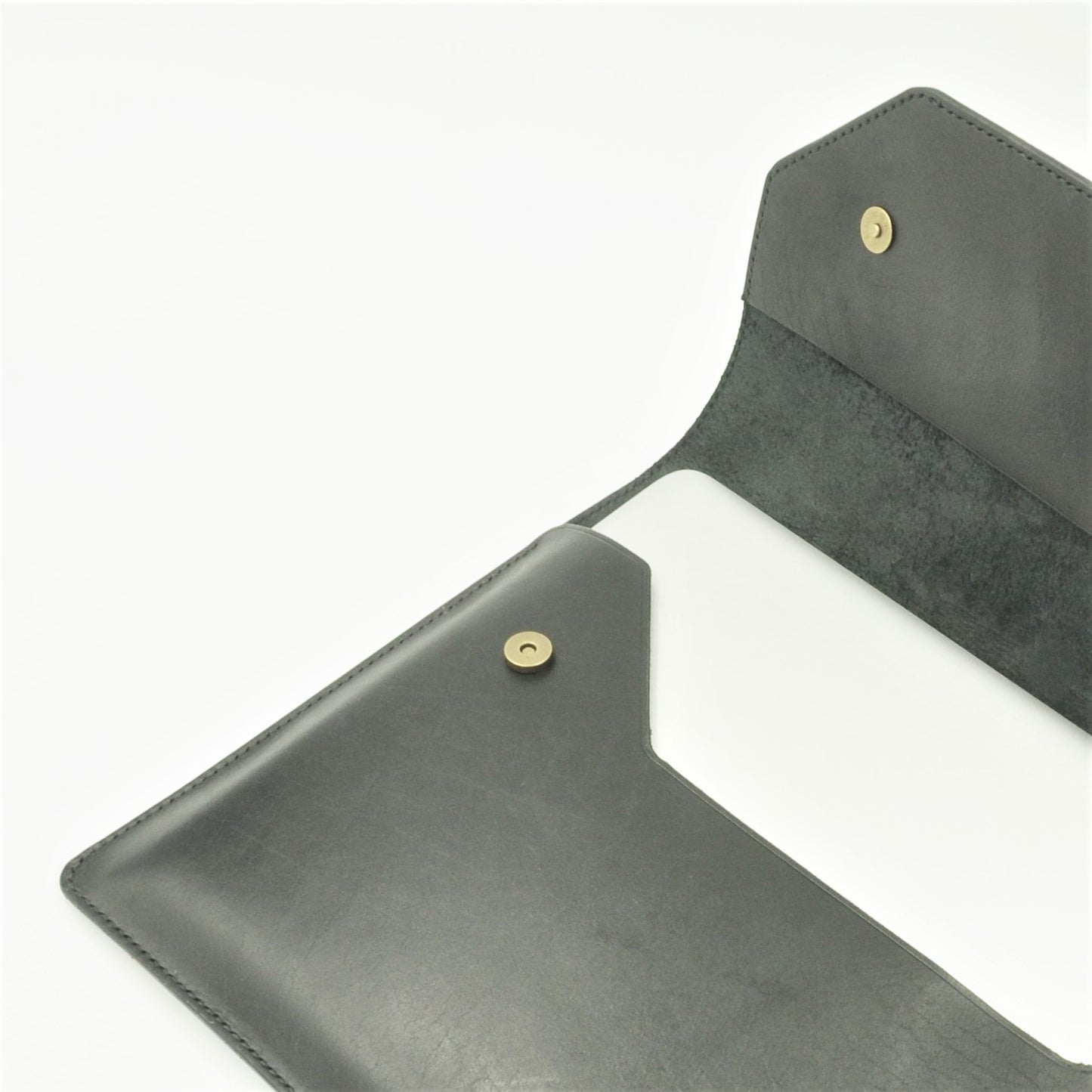 DRUCKER A4 Leather Document & Laptop Case