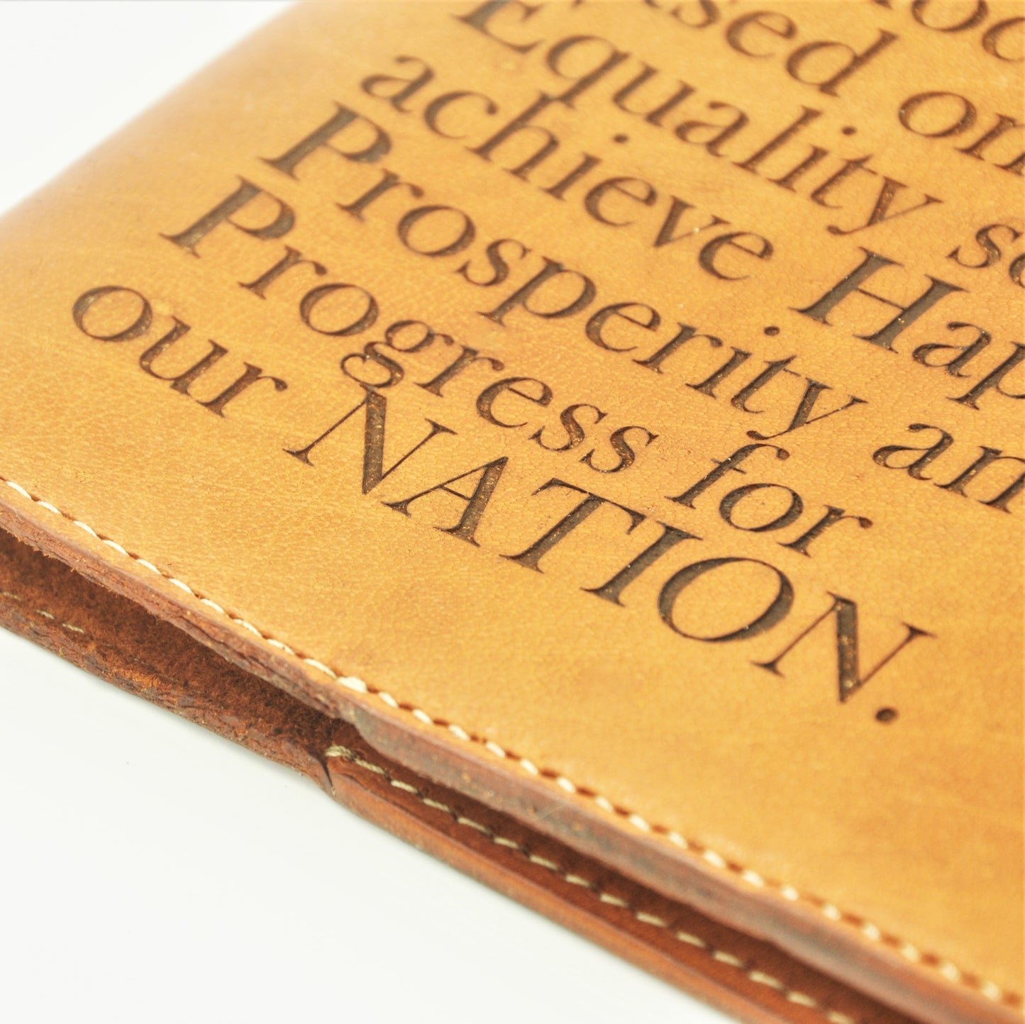 MAJULAH A5-P Notebook Sleeve, Pledge, English, Tan