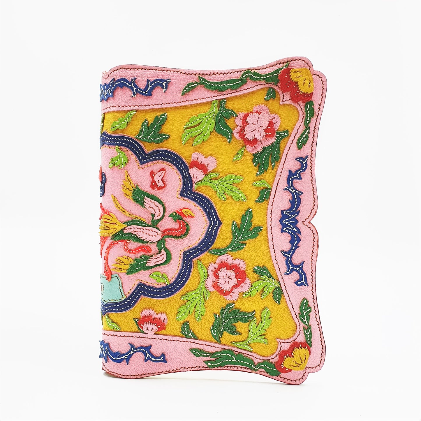 Studio Arkademie NYONYA A5 Portrait Leather Notebook Sleeve, Yellow