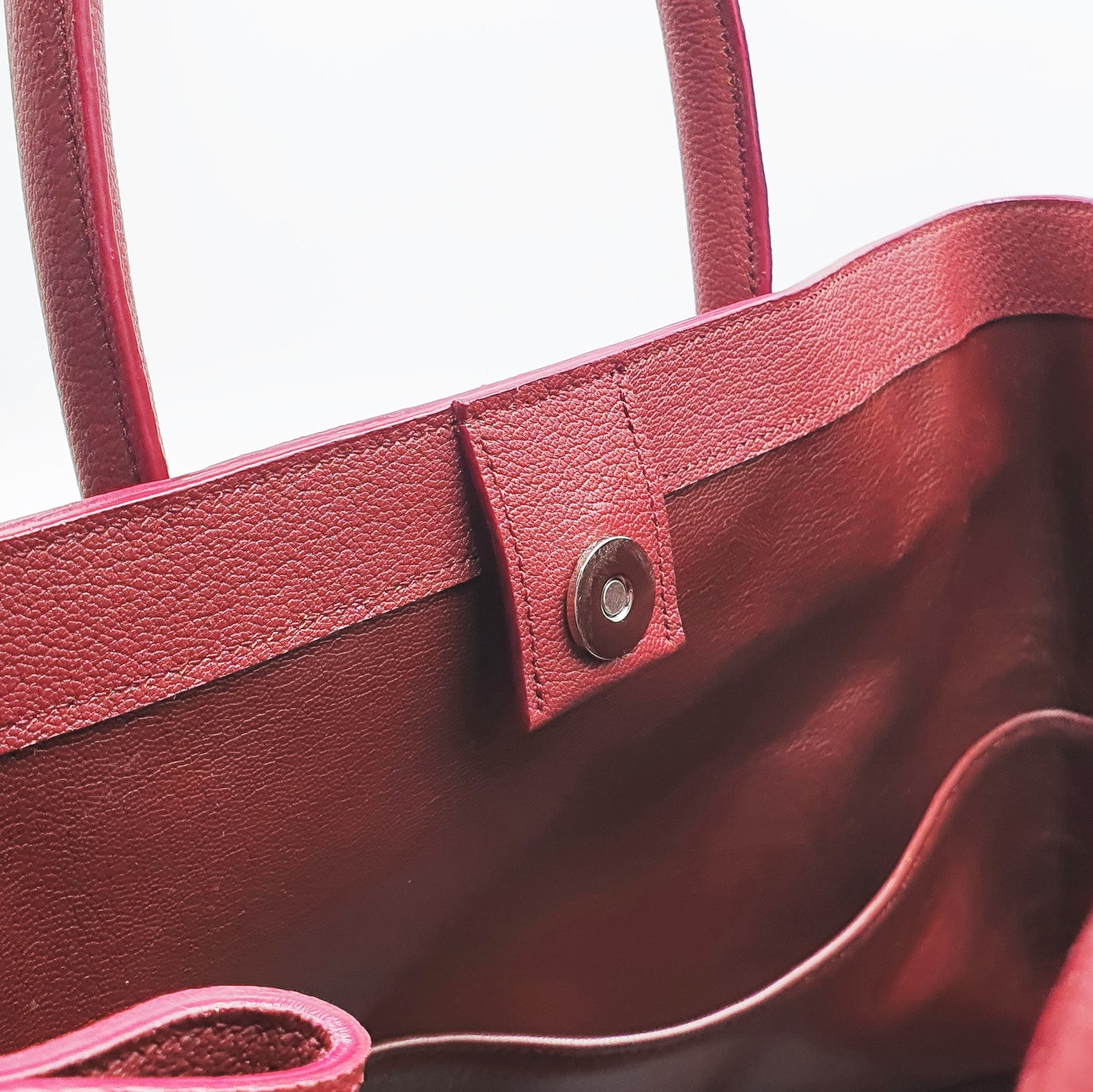 Studio Arkademie ORCHID PH 35 Leather Handbag, Bordeaux