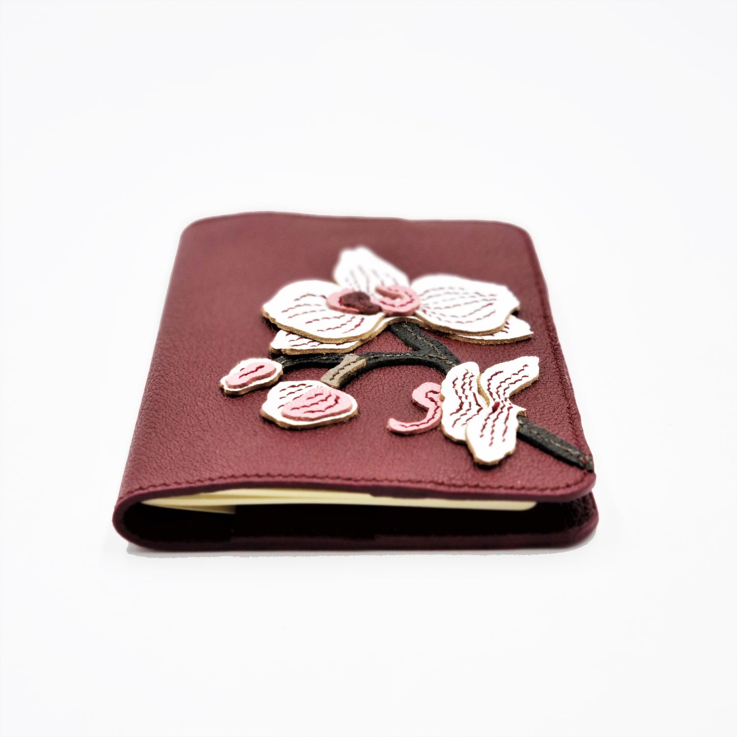Studio Arkademie SG60 ORCHID PH Leather Passport Cover, Bordeaux