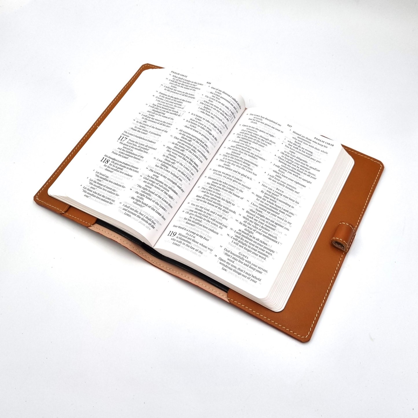 RHEMA A5-P Leather Bible Cover with English Verses