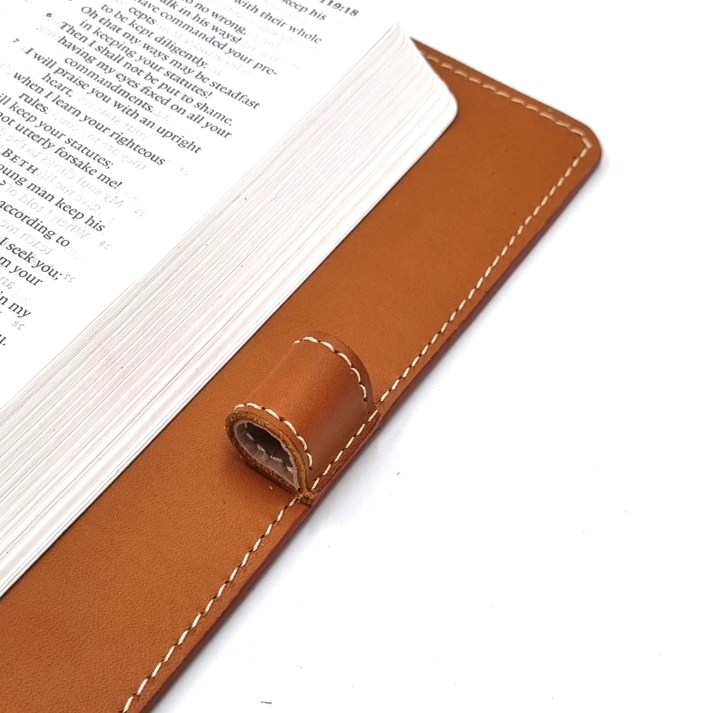 RHEMA A5-P Leather Bible Cover with English Verses