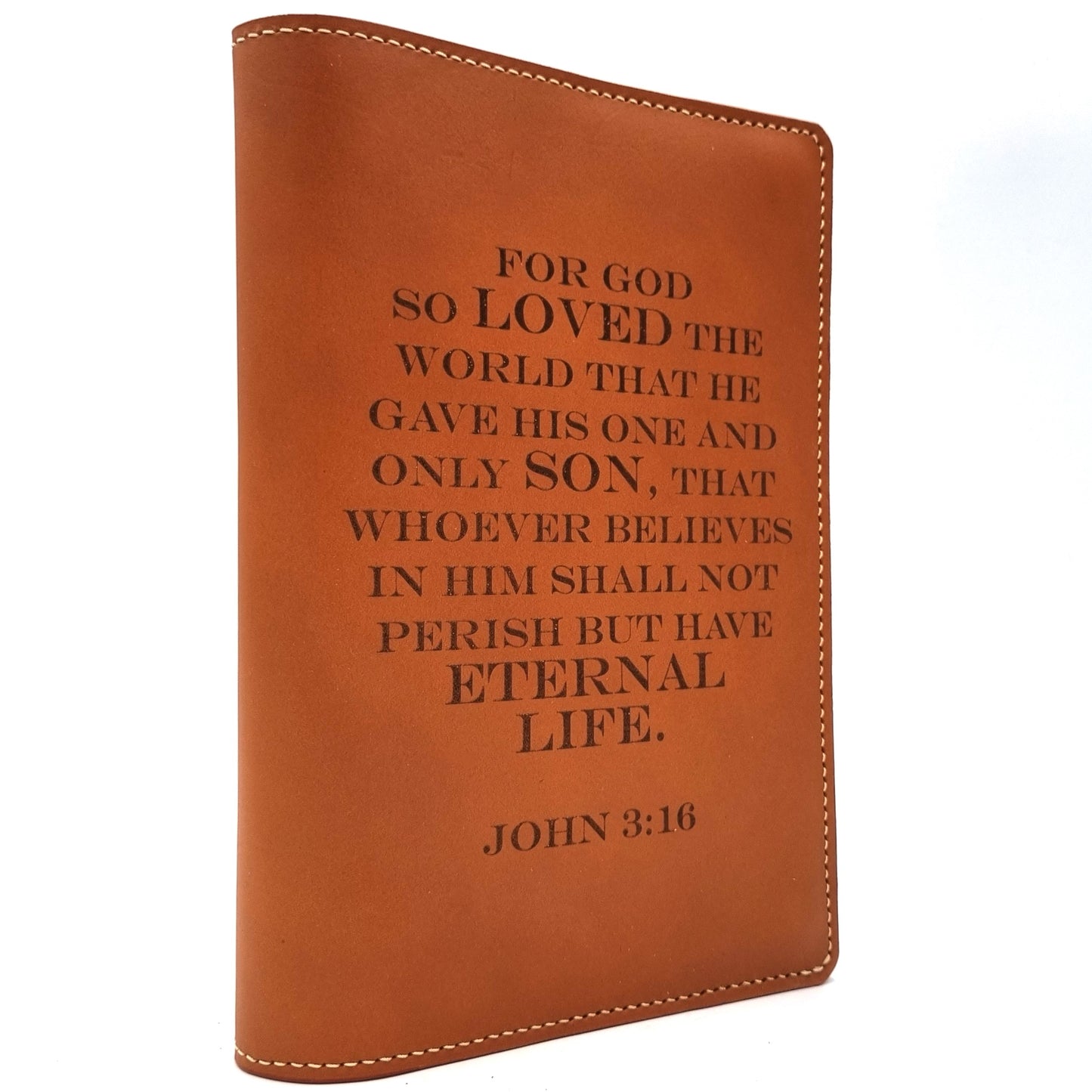 RHEMA A5-P Leather Bible Cover with English Verses