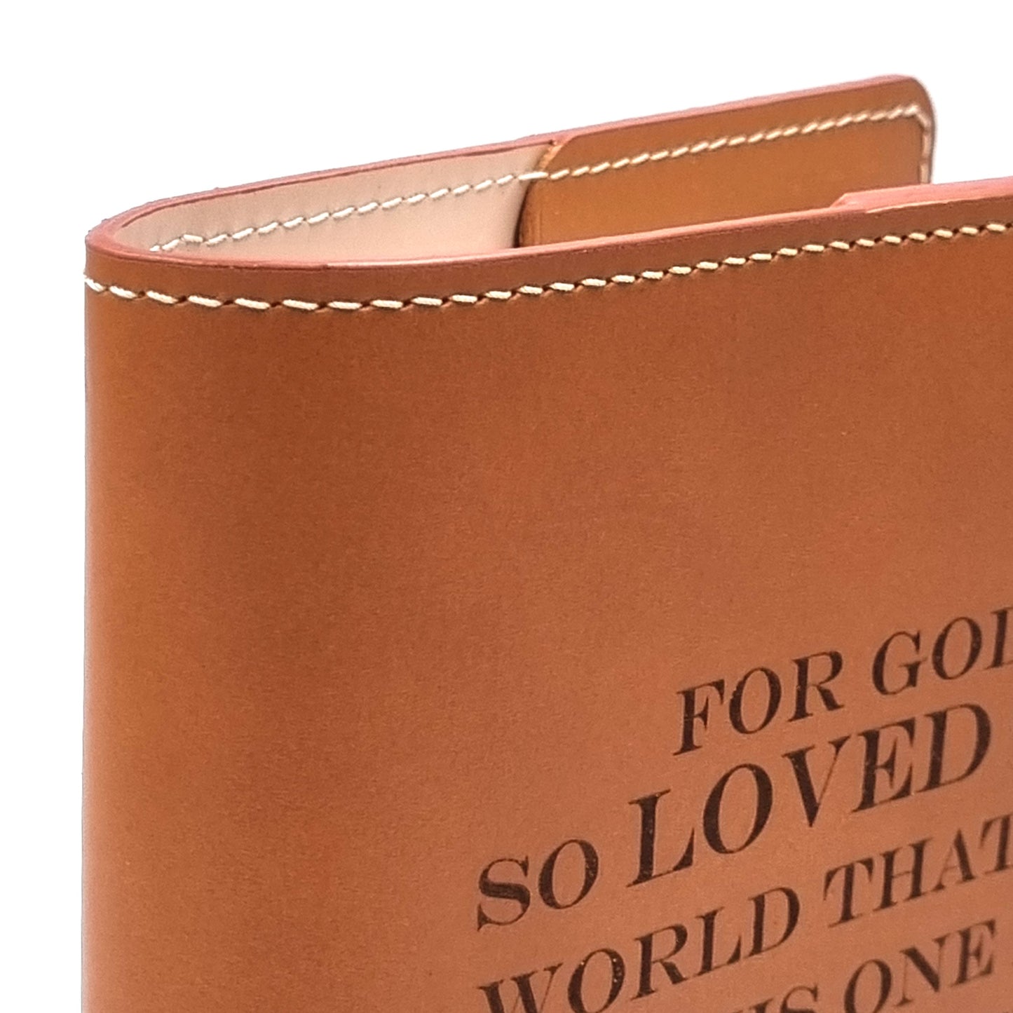 RHEMA A5-P Leather Bible Cover with English Verses