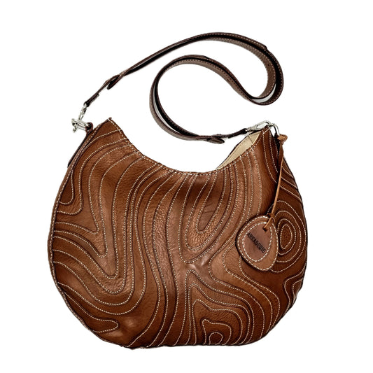 LANGER Women's Leather Cross Body Bag
