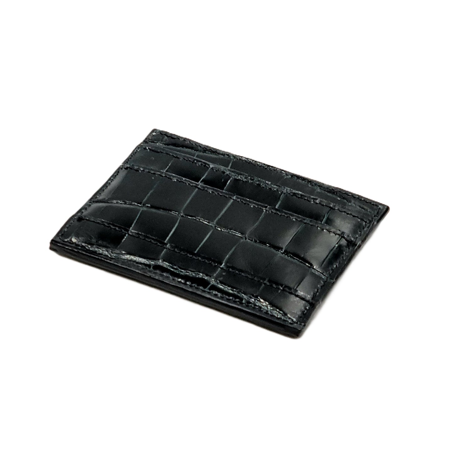 DRUCKER POROS Leather Credit Card Case