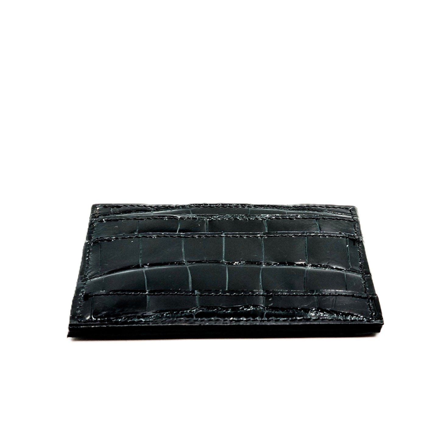 DRUCKER POROS Leather Credit Card Case