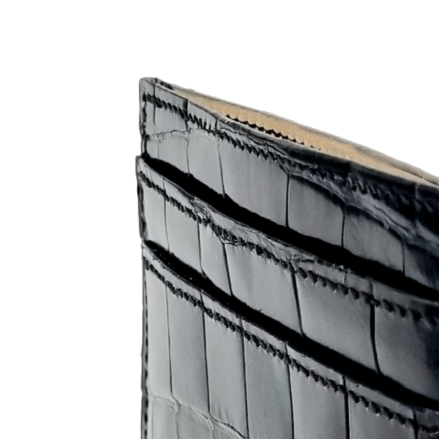 DRUCKER POROS Leather Credit Card Case