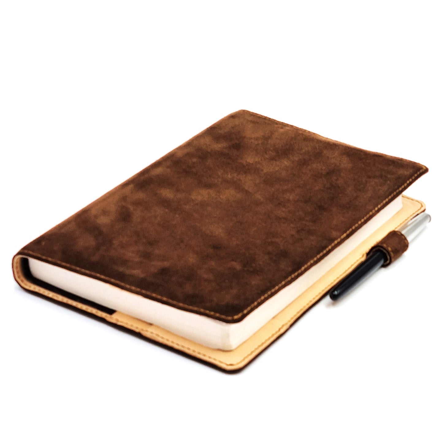 NERIAH SUEDE A5-P Leather Bible Cover