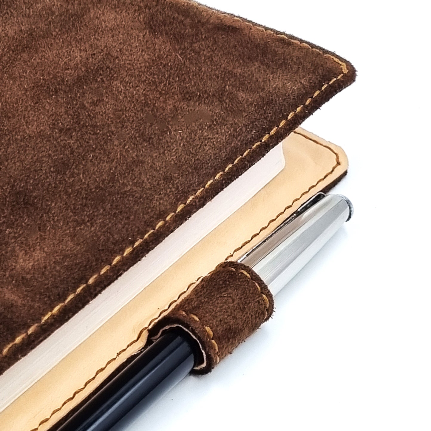 NERIAH SUEDE A5-P Leather Bible Cover