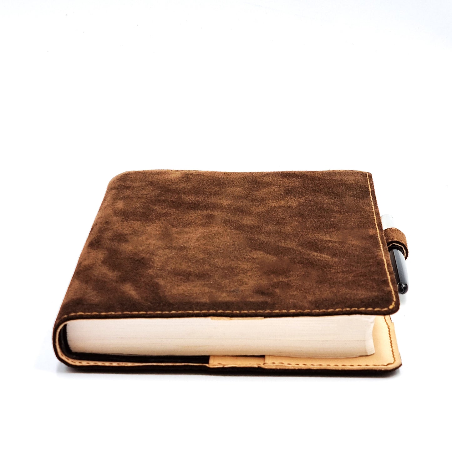 NERIAH SUEDE A5-P Leather Bible Cover