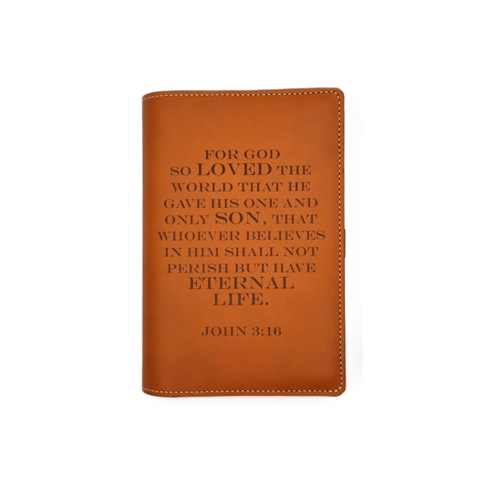 RHEMA A5-P Leather Bible Cover with English Verses