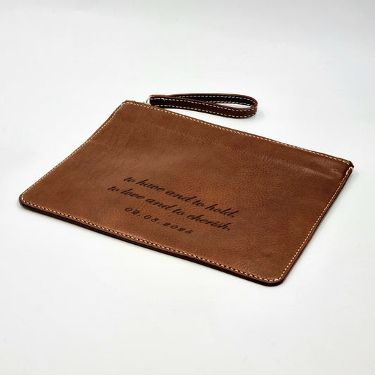 COVERNANT VOLANATO Leather A5 Matrimonial Pouch