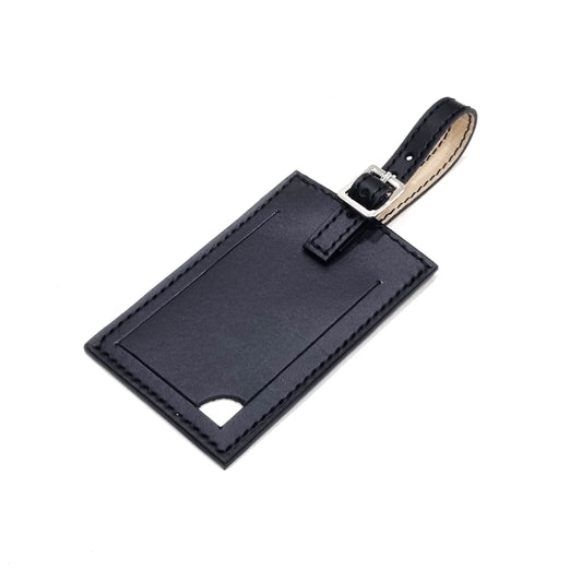 DRUCKER Leather Luggage Tag