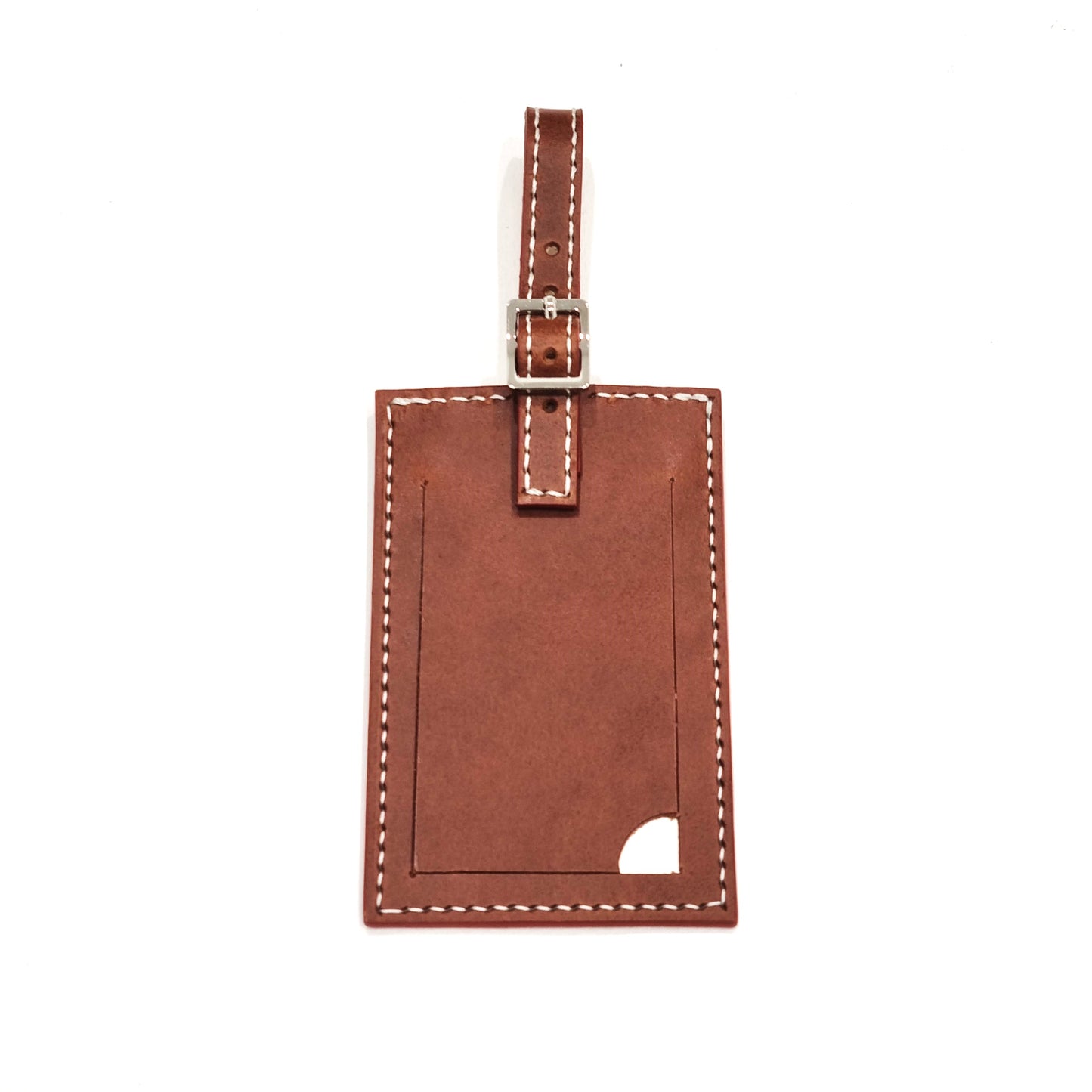 DRUCKER Leather Luggage Tag