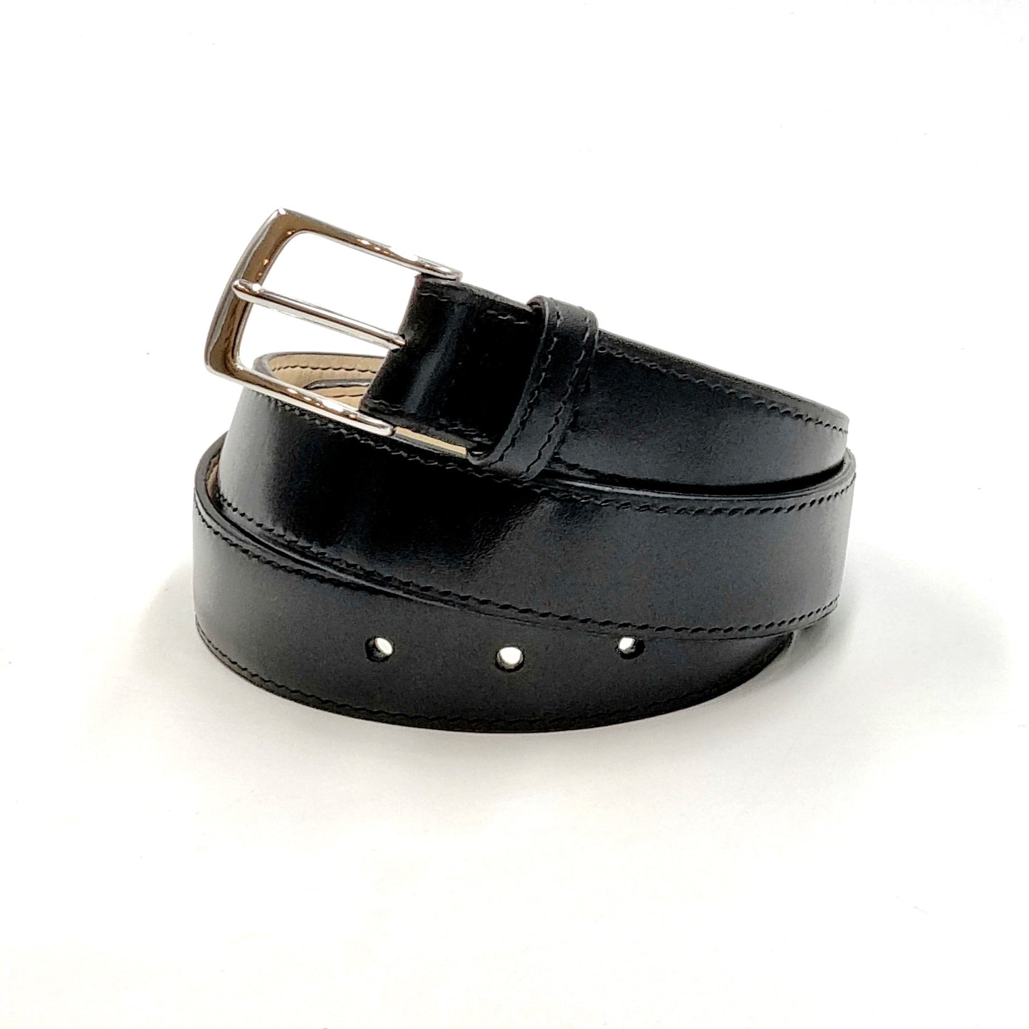 ARKADEMIE NEVADA Men's Leather Belt, Black