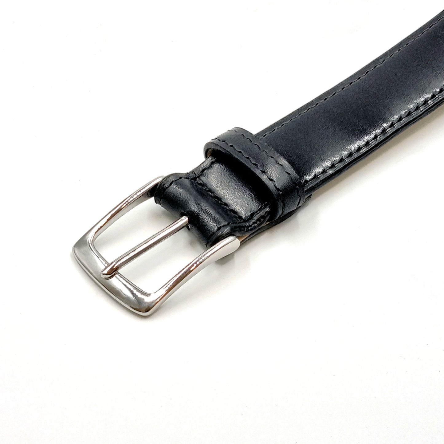 ARKADEMIE NEVADA Men's Leather Belt, Black