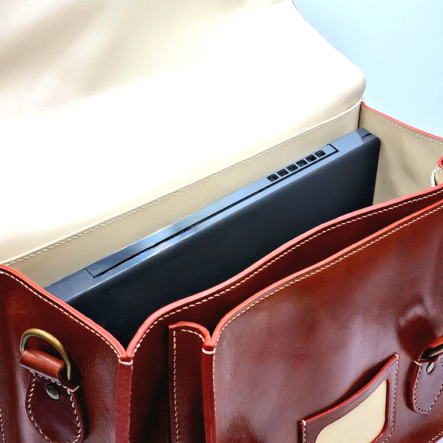 ARKADEMIE GRACIA Leather Classic Satchel 35