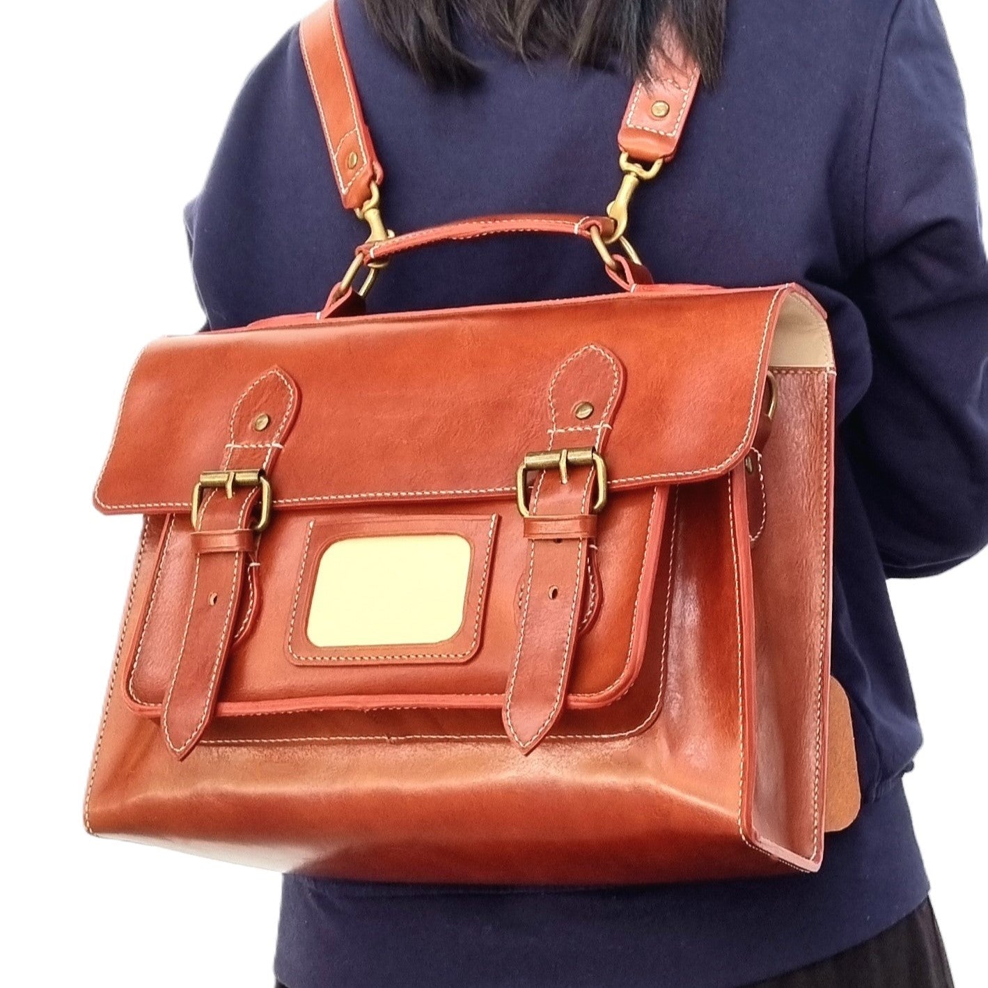 ARKADEMIE GRACIA Leather Classic Satchel 35