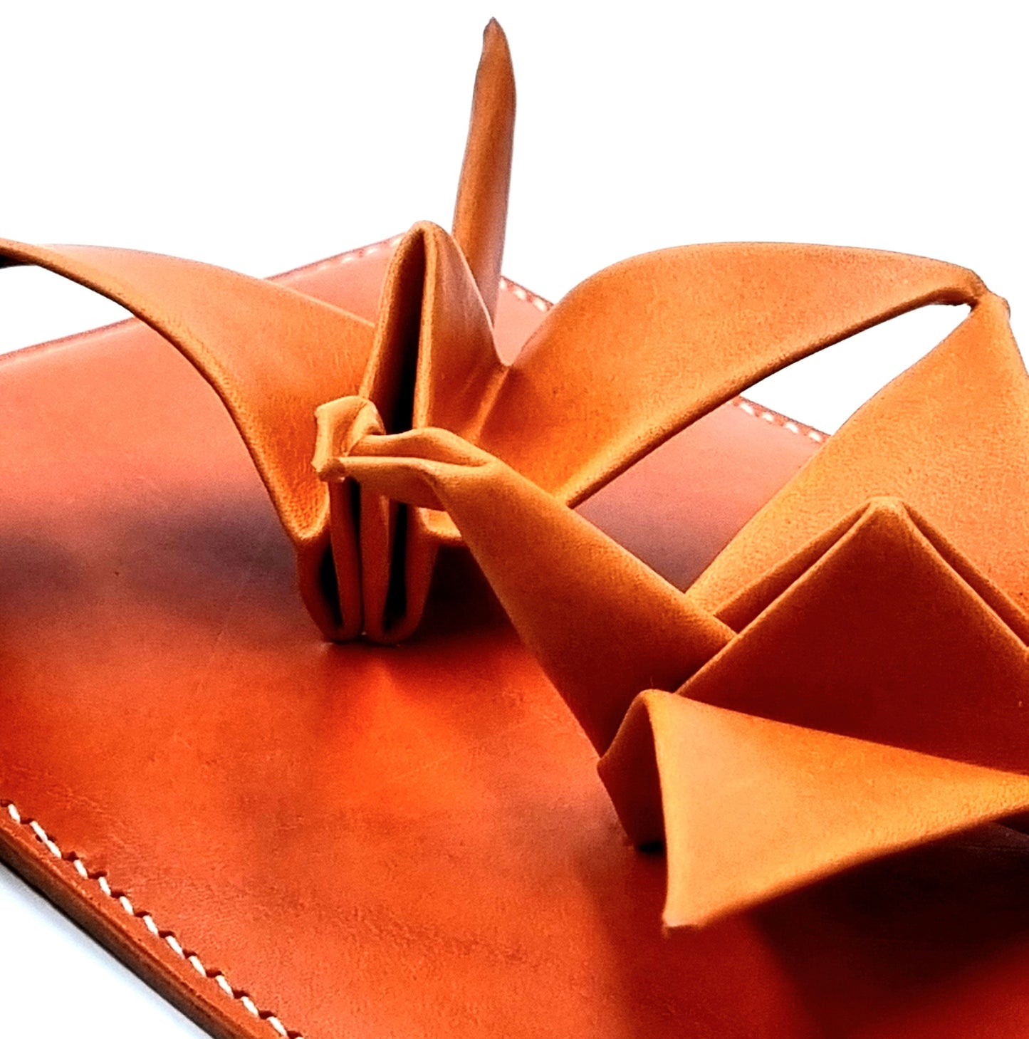 Studio Arkademie RENZURU Leather Twin Cranes Desktop Deco