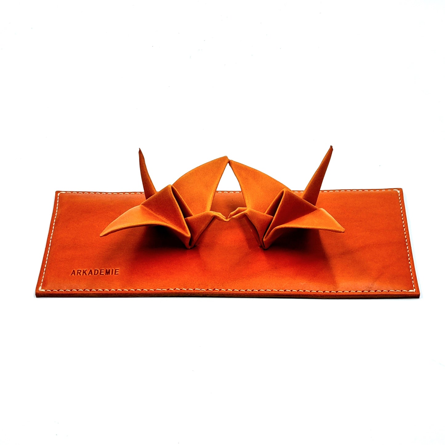 Studio Arkademie RENZURU Leather Twin Cranes Desktop Deco