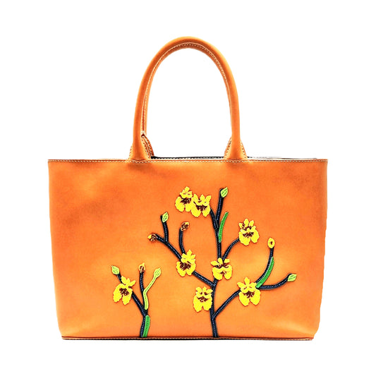 Studio Arkademie SG60 ORCHID GS 42 Leather Tote Bag, Classic Tan