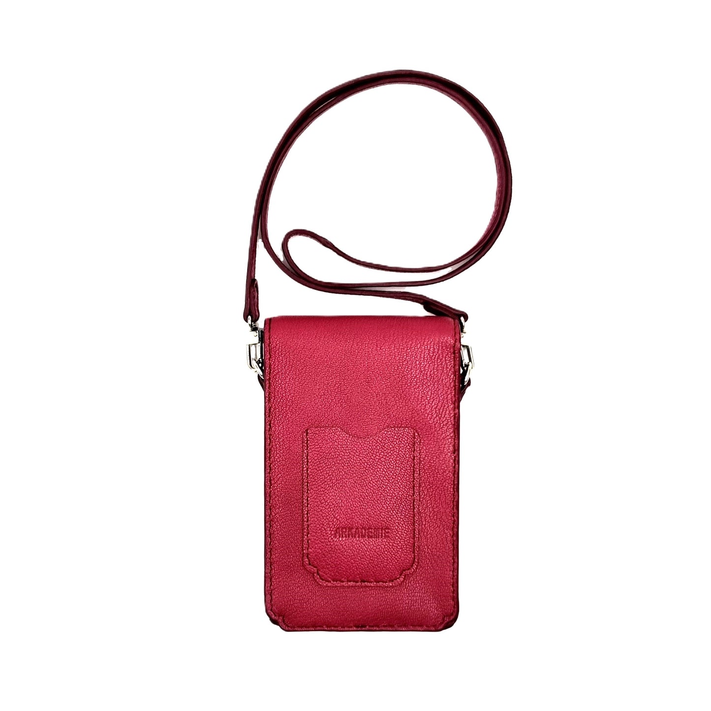 Studio Arkademie MING PEONY Women's Cross Body Pouch, Burgundy