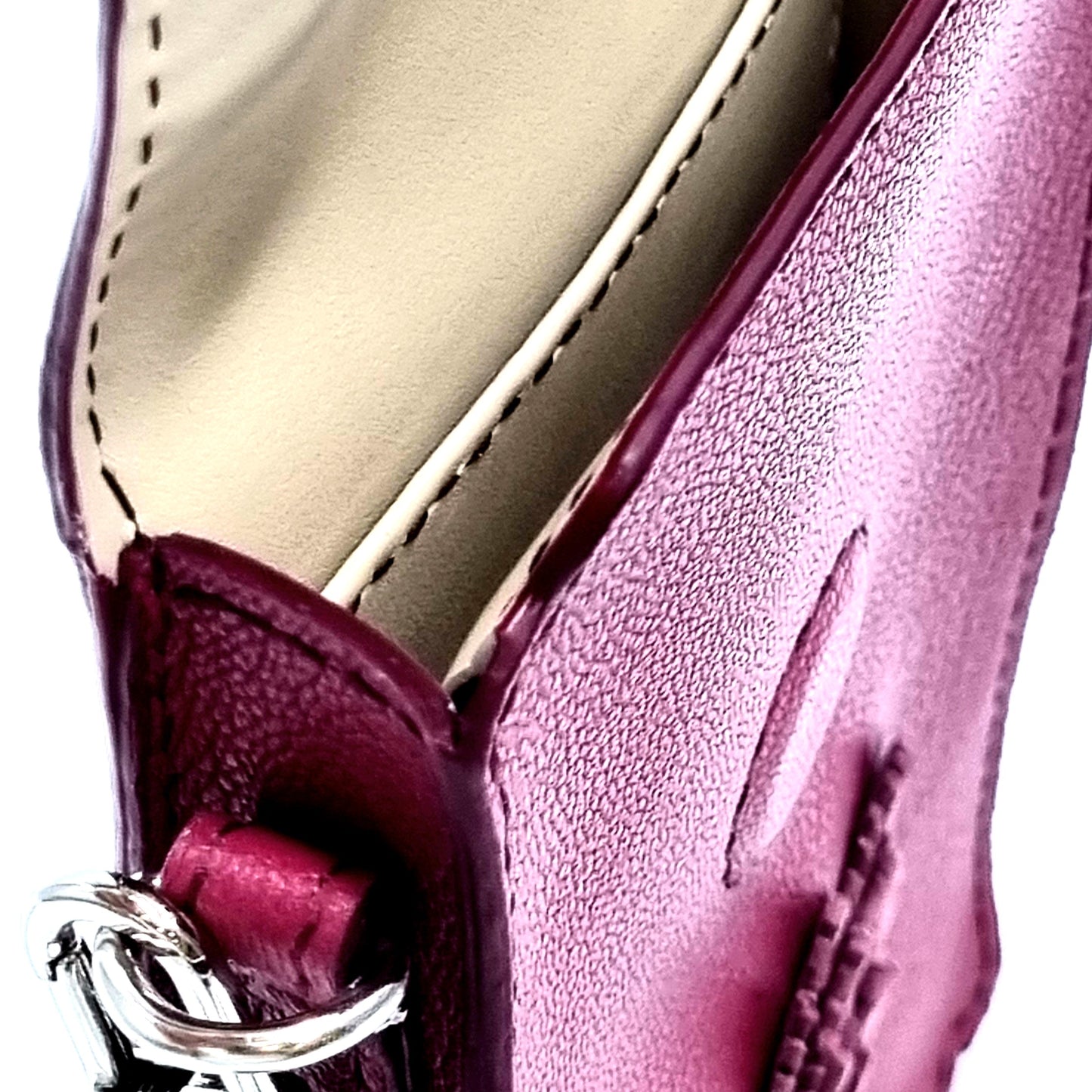 Studio Arkademie MING PEONY Women's Cross Body Pouch, Burgundy