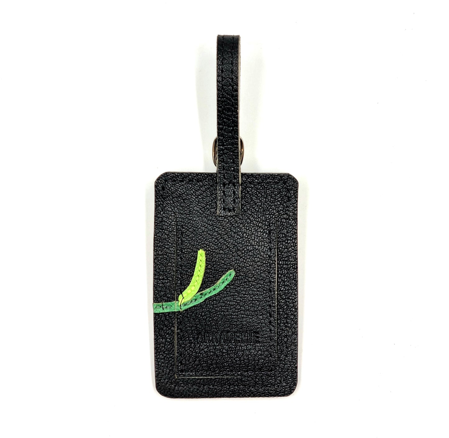 Studio Arkademie SG60 ORCHID VJ Leather Luggage Tag, Ebony