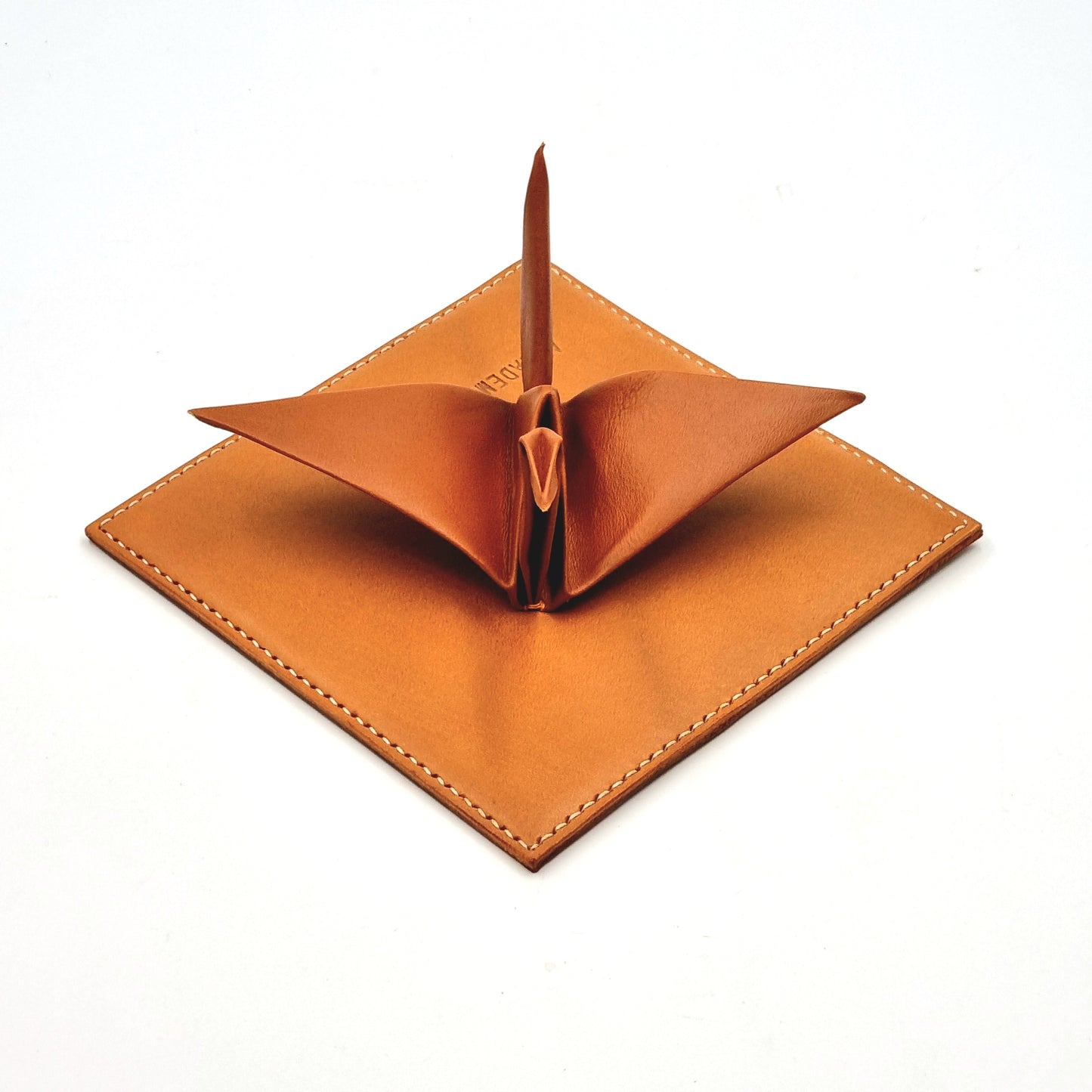 Studio Arkademie ORIZURU Leather Crane Desktop Deco