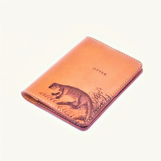 ARKADEMIE OTTER Leather Passport Sleeve ( Singapore Bicentennial Edition )