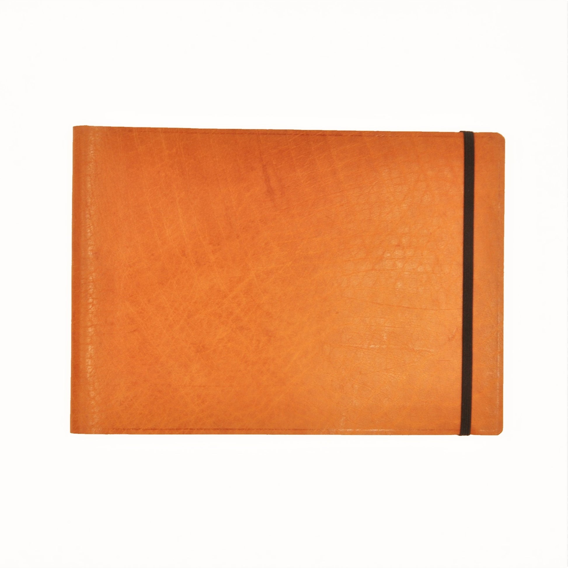 A5 size watercolor sketch pad in RUSTIC leather covers - Lotte's